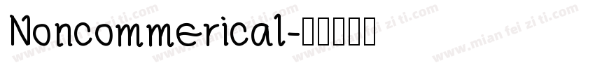 Noncommerical字体转换