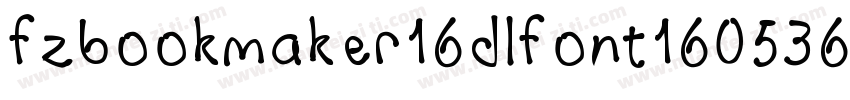 fzbookmaker16dlfont160536872277字体转换
