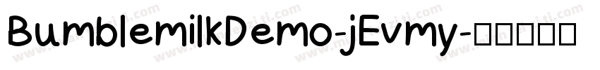 BumblemilkDemo-jEvmy字体转换