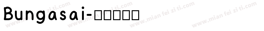 Bungasai字体转换