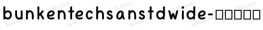 bunkentechsanstdwide字体转换