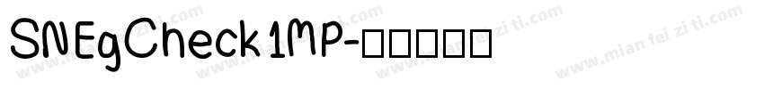 SNEgCheck1MP字体转换