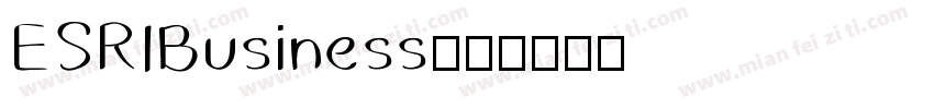 ESRIBusiness字体转换