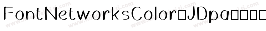 FontNetworksColor-JDpa字体转换