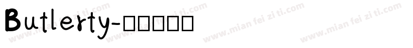 Butlerty字体转换