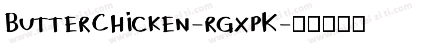 ButterChicken-rgxpK字体转换