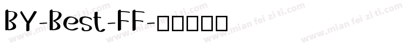 BY-Best-FF字体转换
