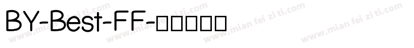 BY-Best-FF字体转换