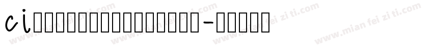 CIgaodeguomiaohei字体转换