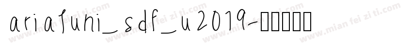 arialuni_sdf_u2019字体转换