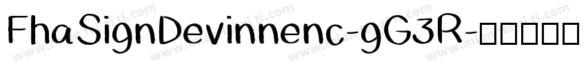 FhaSignDevinnenc-gG3R字体转换