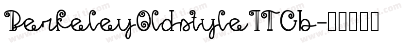 Berkeley0ldstyleITCb字体转换