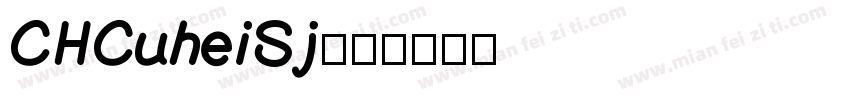 CHCuheiSj字体转换