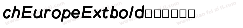 chEuropeExtbold字体转换