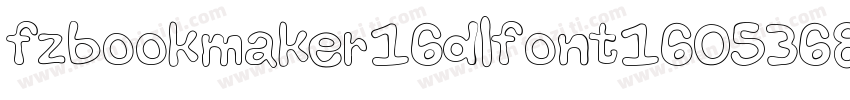 fzbookmaker16dlfont160536872277字体转换