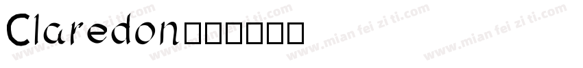 Claredon字体转换
