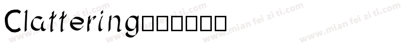 Clattering字体转换