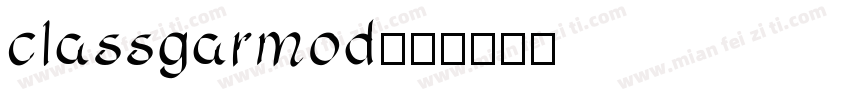 classgarmod字体转换