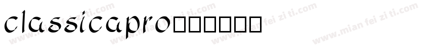 classicapro字体转换