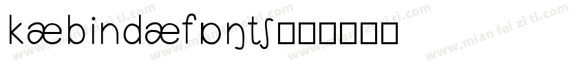 CABINDAfont字体转换