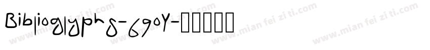 Biblioglyphs-69oY字体转换