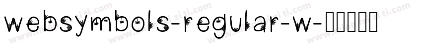 websymbols-regular-w字体转换
