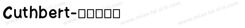Cuthbert字体转换