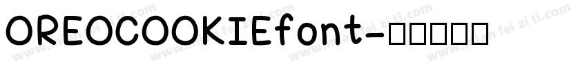 OREOCOOKIEfont字体转换