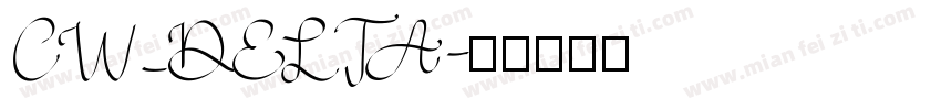 CW_DELTA字体转换