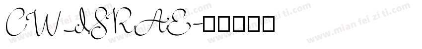 CW_ISRAE字体转换