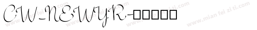 CW_NEWYR字体转换