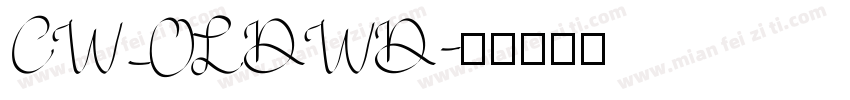 CW_OLDWD字体转换
