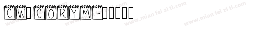 CW_CORYM字体转换