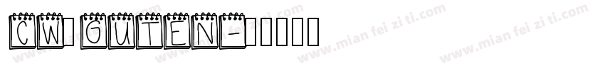 CW_GUTEN字体转换