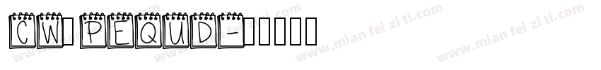 CW_PEQUD字体转换