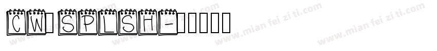 CW_SPLSH字体转换