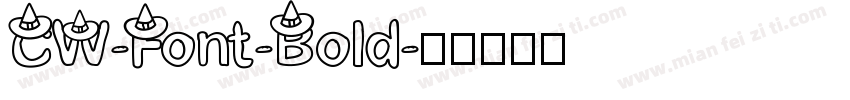CW-Font-Bold字体转换