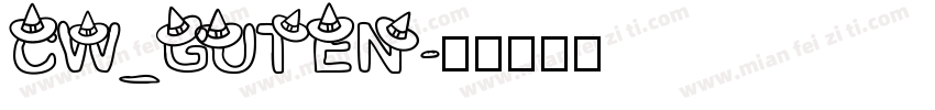 CW_GUTEN字体转换