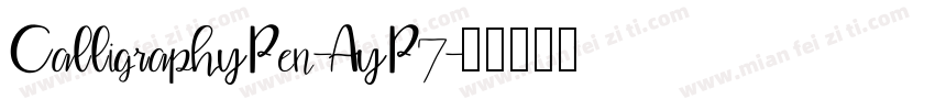 CalligraphyPen-AyP7字体转换