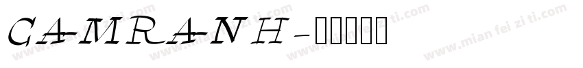 CAMRANH字体转换