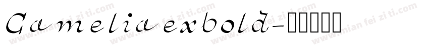 Cameliaexbold字体转换