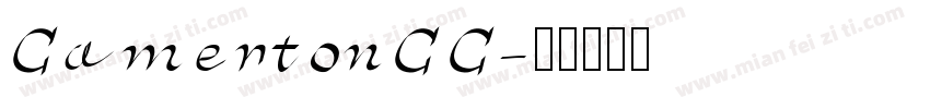 CamertonCC字体转换