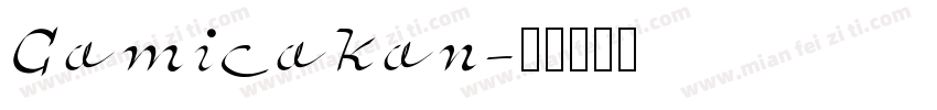 Camicakan字体转换