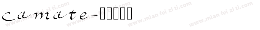 camate字体转换