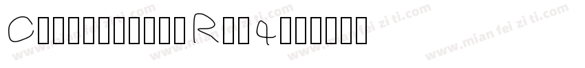 Cambridge-nRgn4字体转换