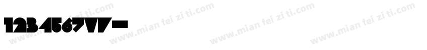 1234567Vv字体转换