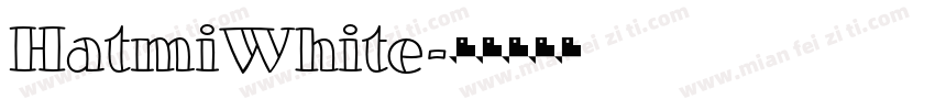HatmiWhite字体转换