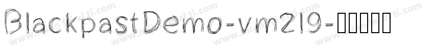BlackpastDemo-vm2l9字体转换