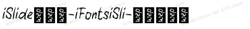 iSlide云犹体-iFontsiSli字体转换