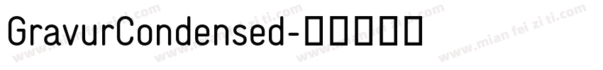 GravurCondensed字体转换